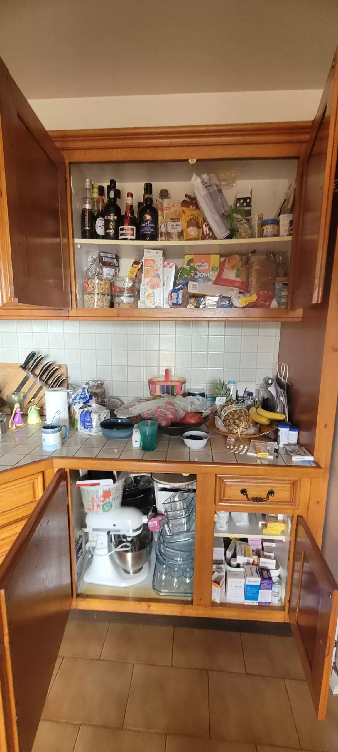 Cuisine avant rangement